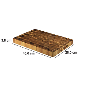 Mua Thớt Gỗ Teak Cao Cấp Nhiều Kích Thước - Rãnh chống tràn  công năng sử dụng đa dạng  an toàn