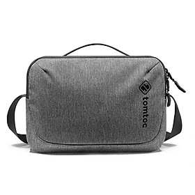 TÚI ĐEO ĐA NĂNG TOMTOC (USA) CROSSBODY FOR TECH ACCESSORIES AND IPAD 10.5/PRO 11INCH/TABLET/NOTEBOOK 11INCH GRAY H02-A01G - Hàng Chính Hãng