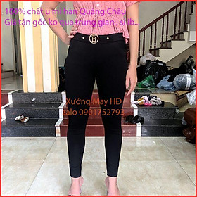 Quần Legging đính kiểu 100% chất umi hàn quảng châu