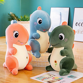 Gấu bông khủng long Baby ngồi siêu dễ thương mềm mịn (25cm--->50cm) vải miniso 4 chiều cao cấp êm ái, hàng xịn loại 1 an toàn cho trẻ nhỏ