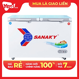 Tủ đông Sanaky VH-3699W2KD 360 lít - Hàng Chính Hãng - Chỉ Giao Hồ Chí Minh