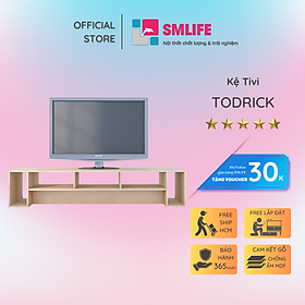 Kệ TV phòng ngủ gỗ công nghiệp thiết kế ấn tượng SMLIFE Todrick