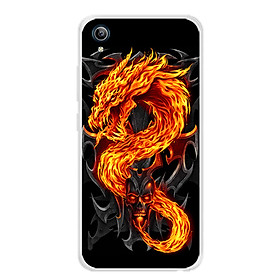 Ốp lưng dẻo cho điện thoại Vivo Y91C - 0218 FIREDRAGON - Hàng Chính Hãng