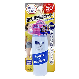 Sữa Chống Nắng Biore Perfect Milk Chống Thấm Nước SPF 50+/PA++++ Tuýp 40ML