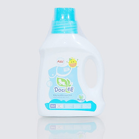 Nước Giặt Xả Quần Áo Em Bé Docilee 2IN1 Xanh Hồng 1000ml