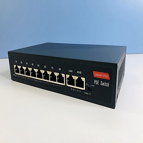 Mua BỘ CHIA NGUỒN Smart PoE Switch 8+2 dùng cho camera IP