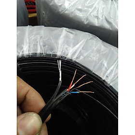 Mua Cáp điện thoại 4 lõi cứng có chịu lực 500m thi công cho camera
