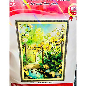 Mua Tranh thêu kín Vườn địa đàng vs8185  kích thước 50 x 68 cm