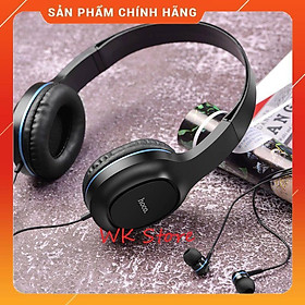 Hình ảnh Tai nghe chụp tai cao cấp Hoco W24, kèm dây 3.5 mm (hàng chính hãng)