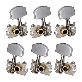 6pcs Open Tuning Pegs Machine Heads 3L3R for Acoustic Folk Guitar Gold