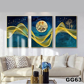 Mua Tranh treo tường canvas con hươu  hươu phong thủy  tranh nai hươu tài lộc trang trí phòng khách  phòng ngủ hiện đại