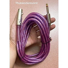 Mua Dây micro 6m tím loại tốt dành cho micro có dây