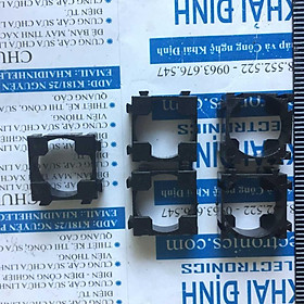 Mua ĐẦU khung nhựa  đế giữ pin 18650 PIN 3.7V các loại 1 viên ~ 3 viên kde3179