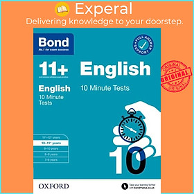 Sách - Bond 11+: Bond 11+ 10 Minute Tests English 10-11 years: For 11+ GL asses by Sarah Lindsay (UK edition, paperback)