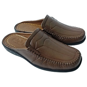 Dép Bít Đầu Nam BIGGBEN Da Bò Thật Cao Cấp SB135