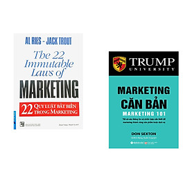 Combo 2 cuốn sách: 22 Qui Luật Bất Biến Trong Marketing + Marketing Căn Bản