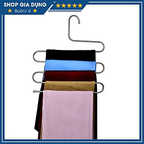 Mua Móc Treo Quần Áo 5 Tầng Bằng Inox Chịu Lực Tốt Tiện Dụng Tiết Kiệm Diện Tích - Móc Treo Quần 5 Tầng