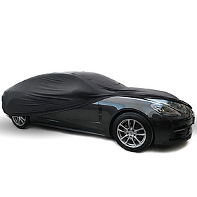 Bạt phủ ô tô trong nhà dòng sedan cỡ XL nhãn hiệu Macsim sử dụng trong nhà chất liệu vải thun - màu đen