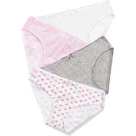 Combo 04 quần lót nữ cotton lưng cao họa tiết