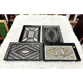 Mua Khay Sơn Mài Thanh Bình Lê cẩn trứng cao cấp hàng xuất khẩu size 35x24x3 cm
