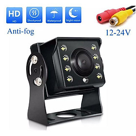 Mua Camera Lùi 12-24V Cho Xe Tải  Xe Khách  Xe Buýt - Camera De 9 Led Hồng Ngoại Dây Dài Đến 20M