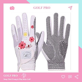 Găng tay chơi golf nữ chống trượt chống nắng thoáng khí thấm hút mồ hôi cực tốt 1 đôi GT007