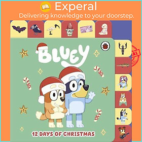 Sách - 12 Days of Christmas Tabbed Board Book - Bluey by Bluey (UK edition, Board Book)