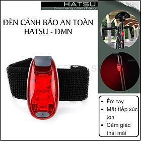 Đèn hậu xe đạp HATSU - ĐMN cảnh báo an toàn - thiết kế nhỏ gọn tiện dụng - phụ kiện xe đạp an toàn