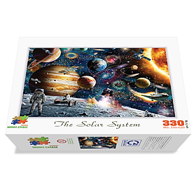Bộ Tranh Xếp Hình Minh Châu 330 Mảnh – The Solar System (Kích Thước 30x44cm)