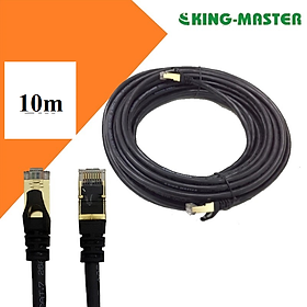 Dây mạng bấm sẵn chuẩn Cat7 Kingmaster - Hàng chính hãng - 10m