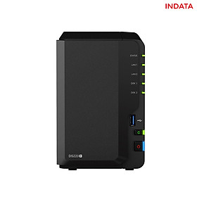 Mua Bộ lưu trữ mạng NAS Synology DS220+ CPU 2-core 2.0GHz  RAM 2 GB  LAN 2x 1GbE  2 khay ổ cứng - Hàng chính hãng