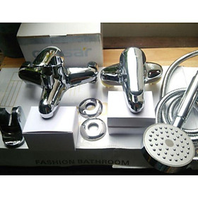 Bộ sen tắm nóng lạnh chất liệu đồng Ceasar