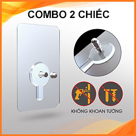 Mua Móc dán tường có đinh ốc vít tiện lợi không khoan đục tường