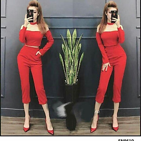 Sét đỏ noel bẹt vai sexy