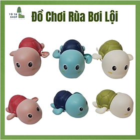 Đồ Chơi Rùa Bơi Vặn Cót, Đồ Chơi Nhà Tắm dưới nước Cho Bé Thích Thú Vận