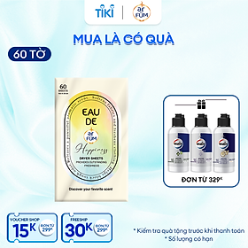 Mua Giấy Thơm Arfum Dùng Cho Máy Sấy Làm Mềm Vải Và Chống Tĩnh Điện   Khử Mùi Tủ Giày  Tủ Quần Áo (60 Tờ/ Hộp)