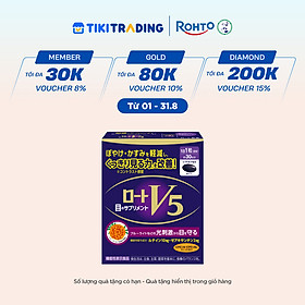 Viên uống bổ mắt Lutein Rohto V5 ( Hộp 30 viên)