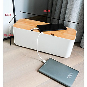 Mua Hộp đựng ổ cắm điện an toàn tiện lợi chống rối dây  chống giật điện mất an toàn