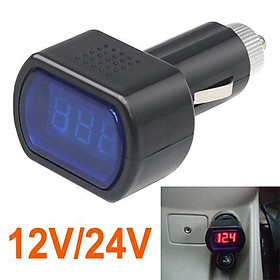 Digital 12V / 24V Auto Auto Vehicle System Voltmeter Voltmeter