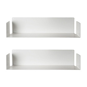 Kệ sách treo tường chữ U60 (Set 2) - Đen