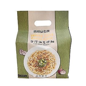 Mì trộn dầu hành Đài Loan Mao Sheng Tang Vitality - 440g (4 gói/ túi)