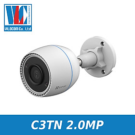 Camera Có Màu Ban Đêm IP hồng ngoại không dây 2.0 3.0 Megapixel EZVIZ C3TN - Hàng Chính Hãng