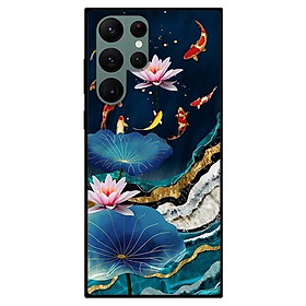 Ốp lưng dành cho Samsung S22 - S22 Plus - S22 Ultra - Sen Hồng Và Koi