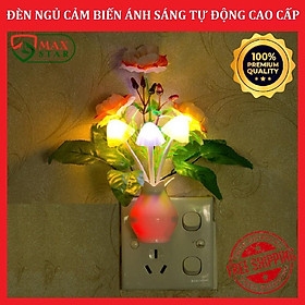 Đèn ngủ hình nấm cảm ứng cảm biến ánh sáng tự sáng đèn khi trời tối cao cấp giá rẻ 