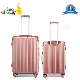 Vali du lịch Sea Choice chất liệu ABS+PC Size 20/24'' có khóa TSA Bánh xe 360° Dây kéo YKK chống nước có 3 màu- Bảo hành 3 năm