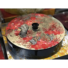 Mua Hộp Mứt Sơn Mài Tết 4 ngăn khay rời. Quà Tặng Dịp Tết Ý Nghĩa. Giảm giá sắm tết thả ga 10%. Khay mứt tết chất lượng cao cấp  giá cả phải chăng