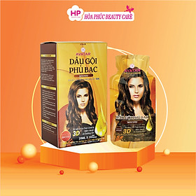 Dầu Gội Nhuộm Phủ Bạc Cho Tóc Avatar Dạng Gói 20mL Màu Nâu