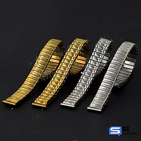 Dây đồng hồ thun 20mm màu bạc