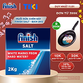 Muối Rửa Chén Bát Finish Salt - Bịch 2kg