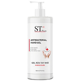 Gel Rửa Tay Khô 500ml - ST Beauty - Kháng Khuẩn & An Toàn - Làm Mềm Mịn & Cân Bằng Độ Ẩm Cho Da